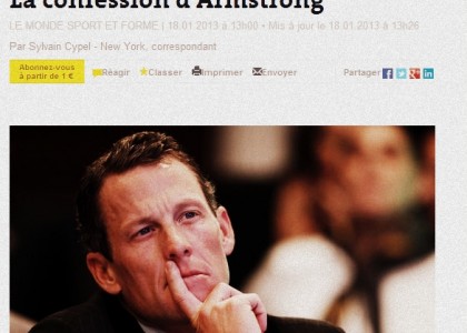 Et Armstrong s’est confessé