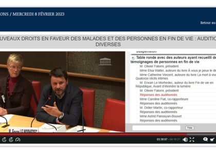 Audition parlementaire du 8 février 2023